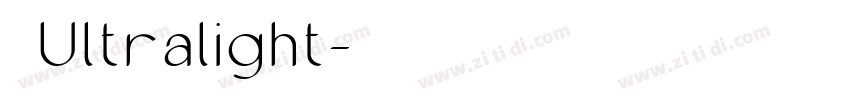 苹方 简Ultralight字体转换